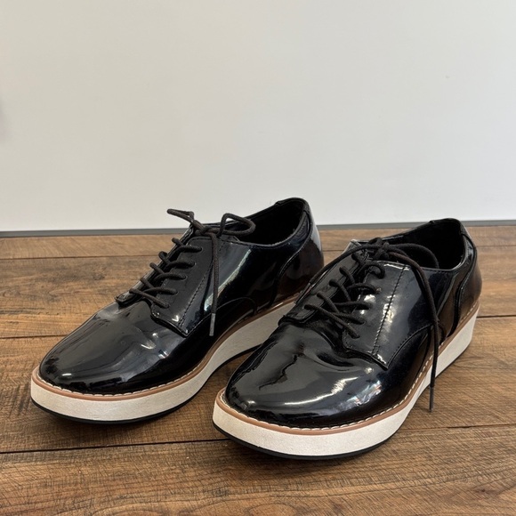 Call It Spring Black Patent Sneakers - Picture 2 of 8